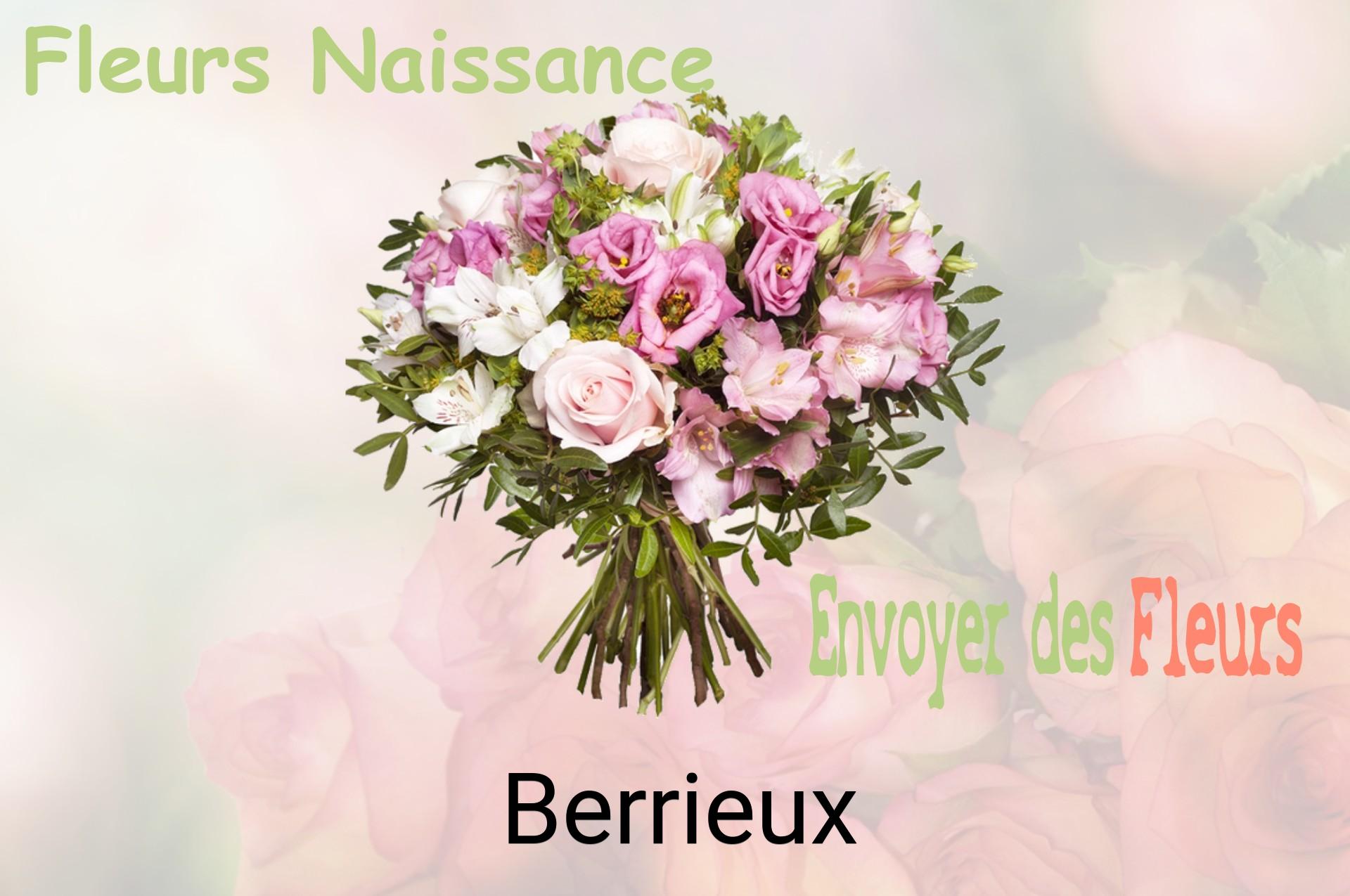 Bouquet de fleurs de naissance livré à Berrieux